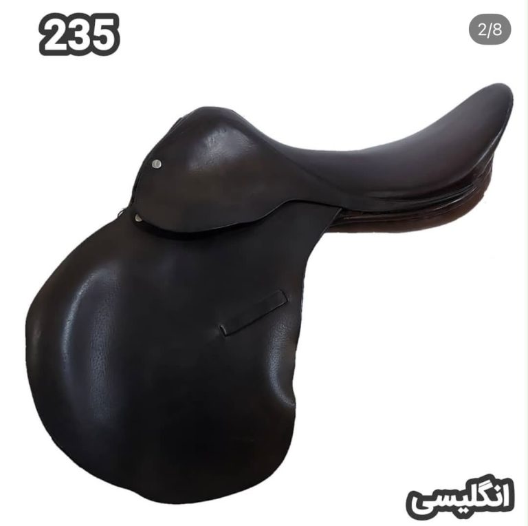 خرید زین انگلیسی پشتگرد کارکرده کد ۲۳۵ | سایز ۱۷.۵ - ساخت انگلستان، مناسب سواری آزاد و پرش