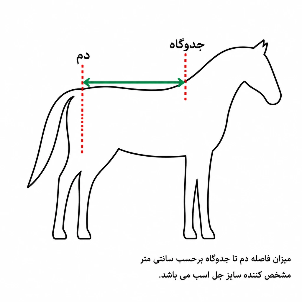 جل زمستانه اسب آروین (سایز ۱۰۰ و ۱۱۰)