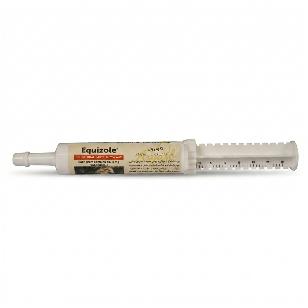 خمیر خوراکی ضدانگل اسب اکویزول (Equizole® 18.75%) – سرنگ مدرج ۳۰ میلیلیتر