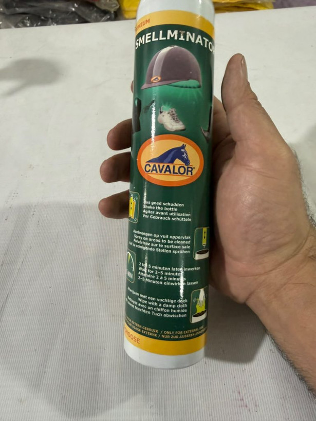اسپری بوگیر تجهیزات سوارکاری کاوالور Cavalor Smellminator | حذف بوی عرق کلاه و چکمه